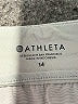 Athleta Solid Green Khaki Shorts Size 14 - photo 3