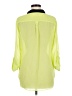 I.N. Studio 100% Polyester Yellow 3/4 Sleeve Blouse Size M - photo 2