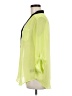 I.N. Studio 100% Polyester Yellow 3/4 Sleeve Blouse Size M - photo 5