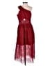 Self-Portrait 100% Polyester Red Cocktail Dress Size 6 - photo 1
