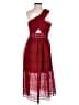 Self-Portrait 100% Polyester Red Cocktail Dress Size 6 - photo 2