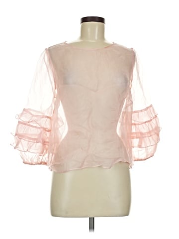 Amanda Uprichard 3/4 Sleeve Blouse (view 1)