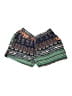 Bluetique Print Green Shorts Size M - photo 1