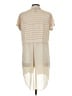August Silk Tan Cardigan Size L - photo 2