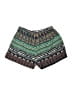 Bluetique Print Green Shorts Size M - photo 2