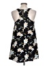 Forever 100% Rayon Print Black Casual Dress Size L - photo 2