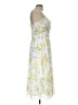 Trixxi 100% Polyester Floral Yellow Cocktail Dress Size L - photo 4