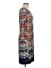 Spense Print Gray Casual Dress Size 8 - photo 4