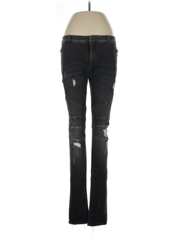 Balmain Biker Denim Pants (view 1)
