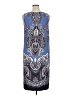 Catherines Paisley Blue Cocktail Dress Size 0X - photo 2