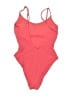 Marine Layer Solid Red One Piece Swimsuit Size M - photo 2