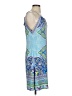 Hale Bob Paisley Blue Cocktail Dress Size S - photo 4