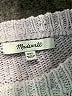 Madewell 100% Cotton Hearts Silver Pullover Sweater Size XXL - photo 7