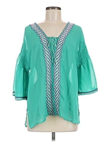 Plenty By Tracy Reese 3/4 Sleeve Blouse (view 1)