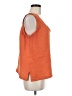 Three Dots 100% Cotton Orange Sleeveless Top Size M - photo 4