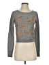 Diane von Furstenberg Animal Print Gray Pullover Sweater Size S - photo 1