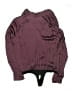 Paige 100% Polyester Burgundy Long Sleeve Blouse Size L - photo 2