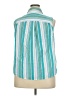 White Stag Stripes Teal Sleeveless Blouse Size 2X - photo 2