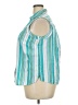 White Stag Stripes Teal Sleeveless Blouse Size 2X - photo 5
