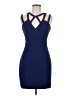 Guess Solid Blue Cocktail Dress Size 6 - photo 1