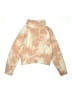 Active by Old Navy 100% Polyester Tie-dye Tan Pink Turtleneck Sweater Size 14 - 16 - photo 1