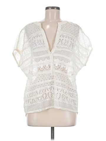 BCBGMAXAZRIA Short Sleeve Blouse (view 1)