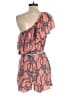 Corey Lynn Calter 100% Rayon Paisley Orange Pink Romper Size S - photo 2