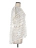 BCBGMAXAZRIA Ivory Short Sleeve Blouse Size M - photo 4