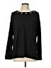 Compliments Black Long Sleeve Top Size L - photo 1