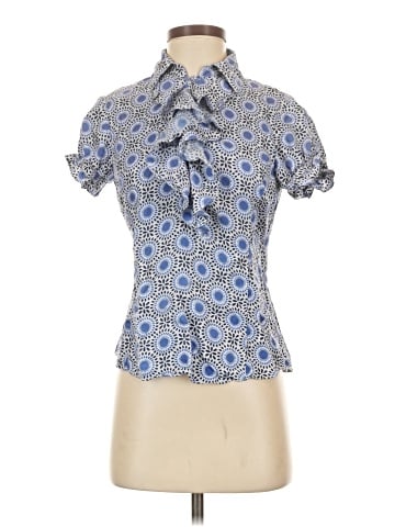 Laundry by Shelli Segal Short Sleeve Silk Top (view 1)