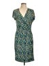 Laundry by Design Print Blue Cocktail Dress Size 12 - photo 1