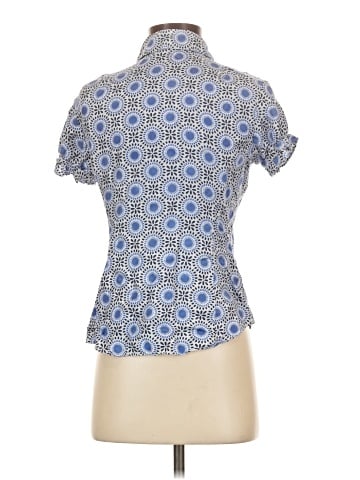 Laundry by Shelli Segal Short Sleeve Silk Top (view 2)