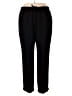 Silhouettes 100% Polyester Solid Black Casual Pants Size 2X (tall) - photo 1
