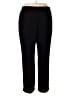 Silhouettes 100% Polyester Solid Black Casual Pants Size 2X (tall) - photo 2