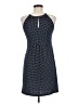 En Focus Studio Polka Dots Blue Casual Dress Size 6 - photo 2