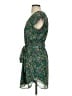 DR2 100% Polyester Paisley Green Casual Dress Size S - photo 5
