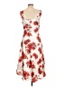 ROMY 100% Polyester Floral Ivory Cocktail Dress Size L - photo 2