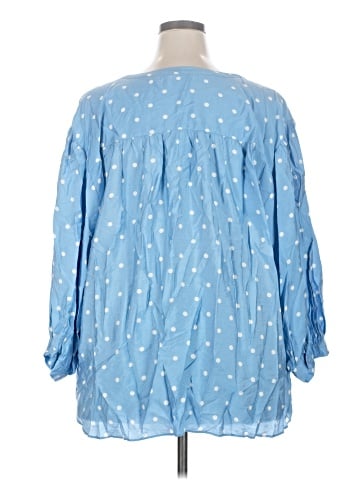 Rose + Olive 3/4 Sleeve Blouse (view 2)