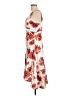 ROMY 100% Polyester Floral Ivory Cocktail Dress Size L - photo 5