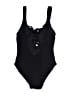 STAUD Solid Black One Piece Swimsuit Size S - photo 2