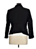 Barry Bricken Houndstooth Black Wool Blazer Size 14 - photo 2