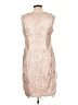SD Collection 100% Nylon Tan Cocktail Dress Size 10 - photo 2
