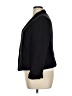 Barry Bricken Houndstooth Black Wool Blazer Size 14 - photo 5