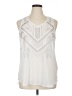 Maurices 100% Polyester Ivory Tank Top Size XL - photo 1