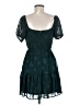 Trixxi 100% Polyester Hearts Teal Cocktail Dress Size M - photo 2
