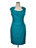 Dana Buchman Teal Cocktail Dress Size 14 - photo 1