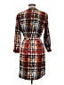 Attention 100% Polyester Tweed Brown Casual Dress Size L - photo 2