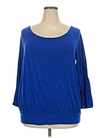 Lane Bryant 3/4 Sleeve T-Shirt (view 1)