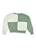Vigoss Color Block Green Pullover Sweater Size S (kids) - photo 2