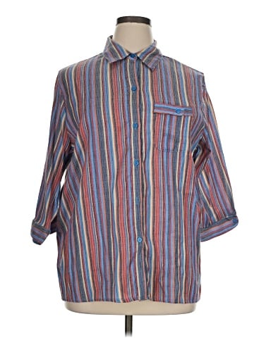 Southern Lady 3/4 Sleeve Button-Down Shirt (view 1)